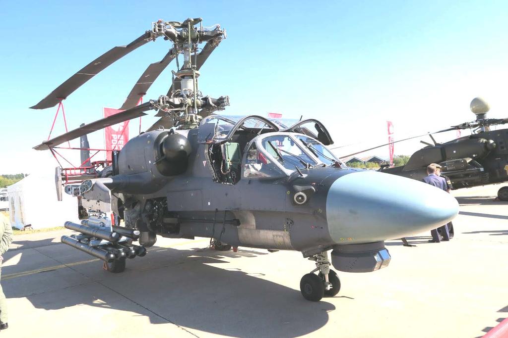 När den initiala beställningen på Ka-52K undertecknades var helikoptern tänkt att utrustas med standardradarn Arbalet-52, men tillverkaren KRET erbjuder för närvarande en mer kraftfull AESA-radar som