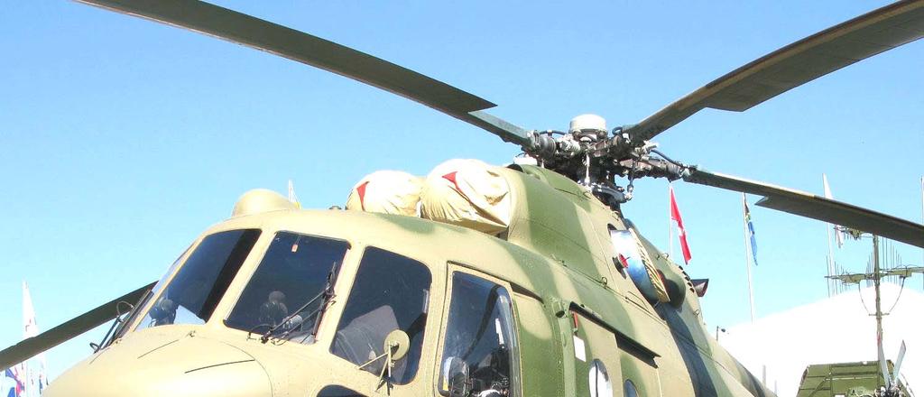 Elektronisk störsändare Rytjag-AV på helikopter Mi-8MTPR-1 (Ryssland) Mi-8MTPR-1 är en ny rysk helikopter avsedd för telekrig.