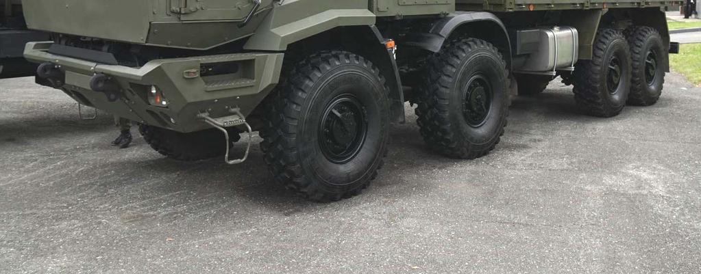 Fordonet visades därefter, denna gång med ett täckt flak, på försvarsmässan RAE utanför Nizjnij Tagil i september 2015.