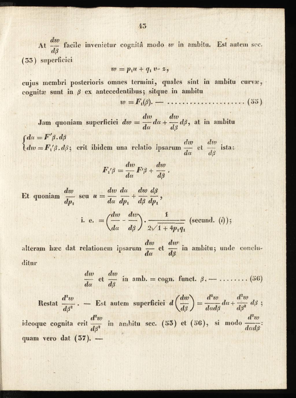 et i o A t facllc invenietur cognita modo w dß in ambitu. Esl autem sec.