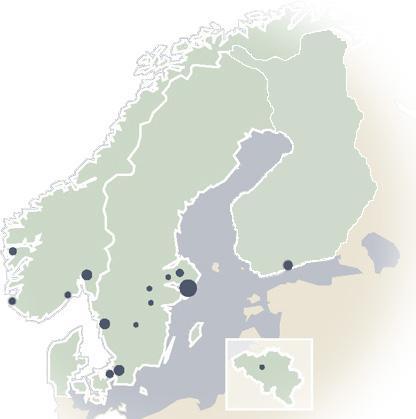 Koncernen Omsättning: 12,1 mdkr Balansomslutning: