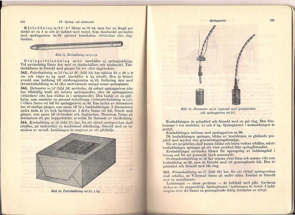 104 IX. Spräng- och tändmedel.