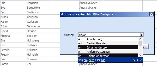 ADMINISTRATION FÖRÄLDRAR/ELEVER All information i den här tabellen kommer via integration från BER. Persontabellen kan användas för att söka information, men ingen ny grunddata kan tillföras.