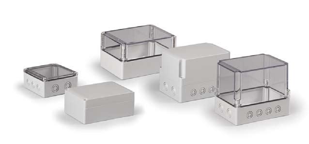 5 Ensto Cubo Skapslingar finns i 36 storlekar med två olika på underdelen (25 och 50 mm) och fem olika lockhöjder Underdel 75 125 35 20,5 25 10 50 35,5 25 25 60 45,5 50 10 75 60,5 25 50 75 60,5 50 25