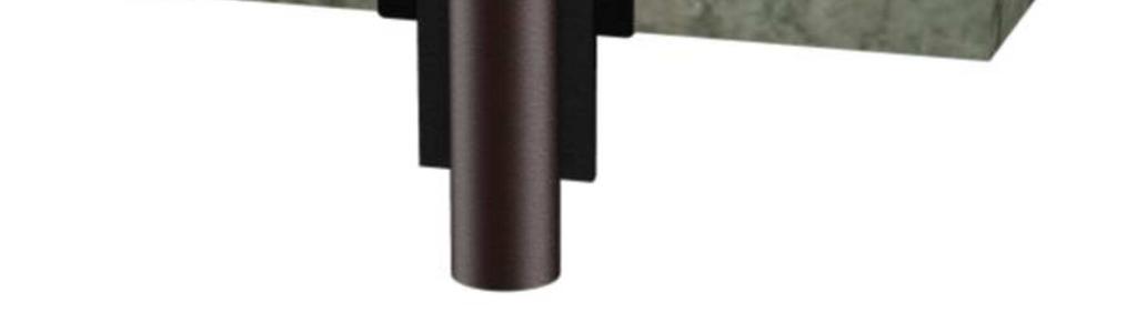 utan branddrev EI 60 Figur 13 Figur 12 Figur 13 Stålrör Ø42 isolerat med 13 mm cellgummi.