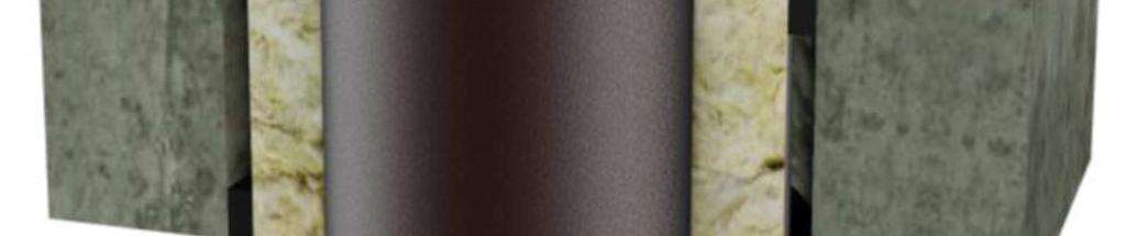 Figur 16 Stenull, densitet 100-125 kg/m 3 25 mm, LS 1000 mm 10 x 25 mm Med eller utan