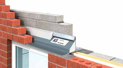 4. REPARATIONSMETODER Figur 4.4. Kvarsittande isolerande plåtform, anpassad för kanalmur(ig (Lintels) Ltd) Figur 4.5. Kvarsittande form, anpassad för ½-stens fasad (IG (Lintels) Ltd).