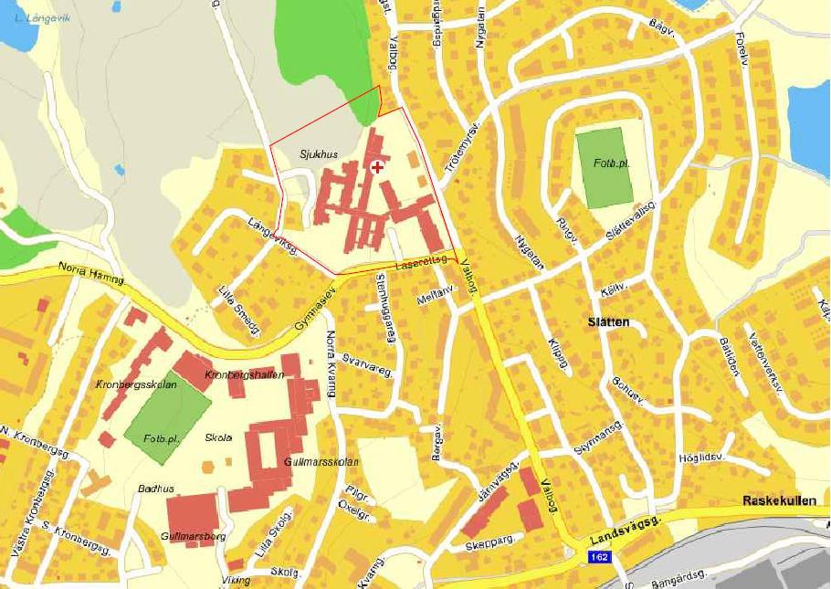 1 Inledning och syfte Hemsö har önskemål om ändrad markanvändning på fastigheten Slätten 15:7. Lysekils kommun avser att ta fram ny detaljplan för sjukhusområdet.