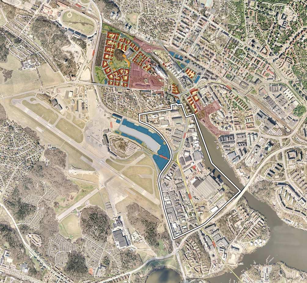Bromma flygplats kan innebära att ett mycket större område än tidigare är möjligt för bostadsbebyggelse.