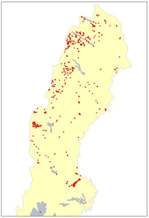 Förstudie om svämängar Naturtypen svämängar (Nordliga boreala alluviala ängar, 6450) sammanfaller i norra Sverige till stor del med det som länsstyrelserna i arbetet med delprogrammet för