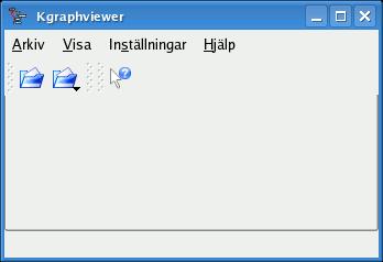Kapitel 2 Använda KGraphViewer 2.1 Huvudfönstret Huvudfönstret visar laddade grafer, var och en under sin flik.
