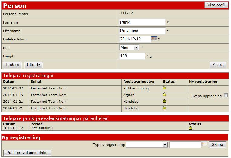 Händelsen ses under tidigare