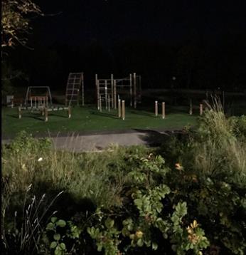 10 Utegymmet i Kärsby Kultur- och fritidsförvaltningen Saknas belysning.