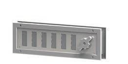 mm Ventilationsgaller 45 cm² Aluminium RAL 
