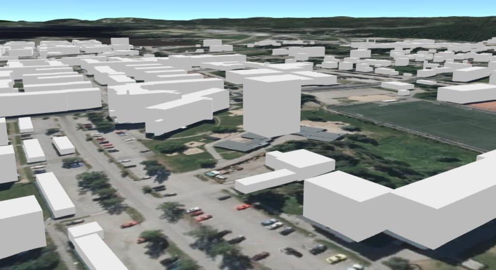 7 (10) Största exploateringsgrad i procent av fastighetsarea är 25 %. Av fastighetsarean på 5073 m 2 medges därmed cirka 1300 m 2 byggnadsarea.