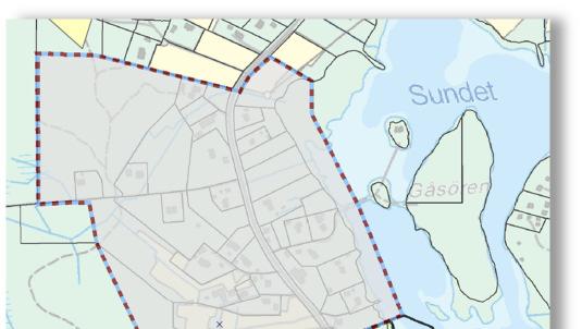 4. Revidering och utvidgning av Bosund detaljplan En utvidgning av Bosund detaljplan påbörjades under hösten 2018. Syftet med planen är att förtäta den befintliga byggnationen norrut.