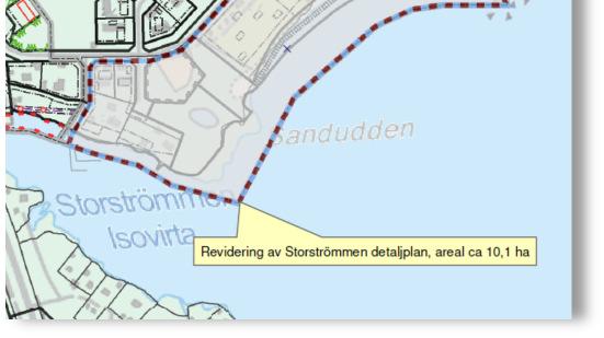 Tanken med detaljplaneändringen är att se över användningsändamålet i kvarter 8 och 9 samt en mindre justering i kvarter 2 tomt 1 och 2.