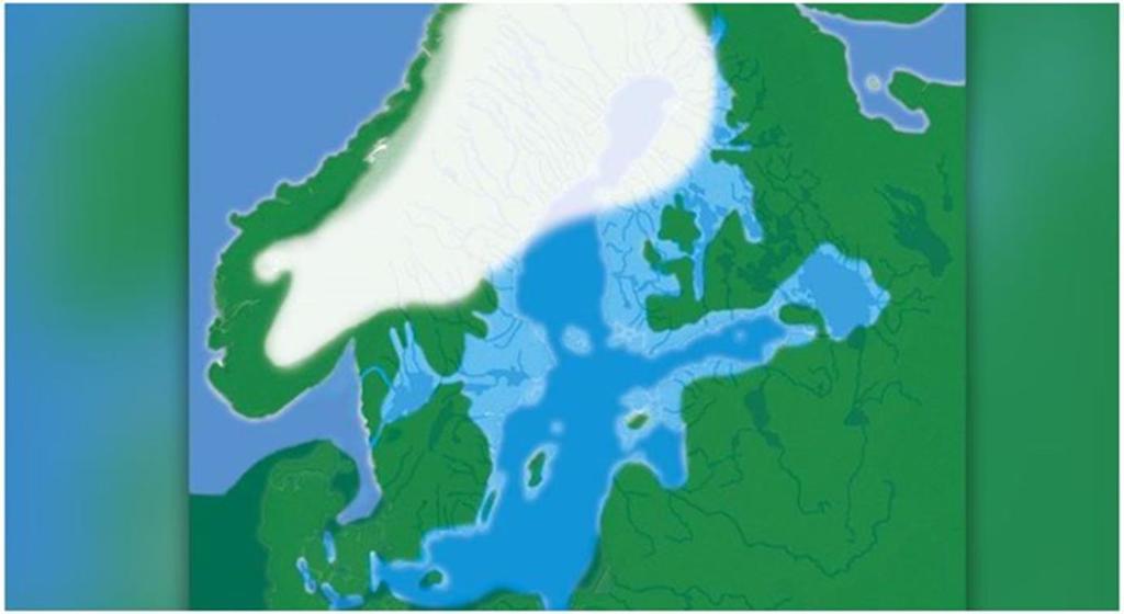 Östersjöns förändringar Ancylussjön en insjö på nytt för ca 10 500 år sedan.