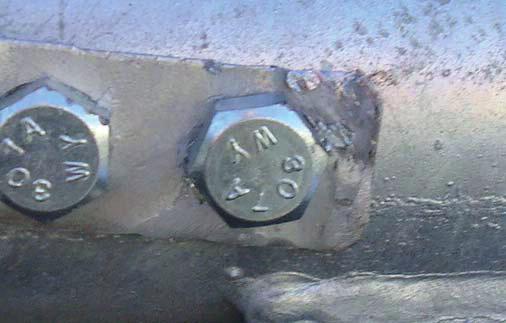Brytbult Låsplåt 2912701611 x 8 2912783019 x 4 2912783019 2912701611 1.