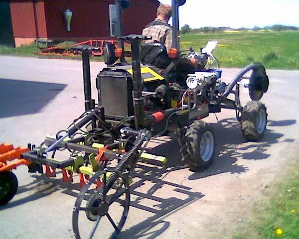 Kombisådd och dubbelsådd med samma system Smallaire luftfläkt.