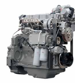 1 L4 Vattenkyld 4 - cylindrig radmotor med turboladdning, intercooler och kyld extern avgasåterföring.