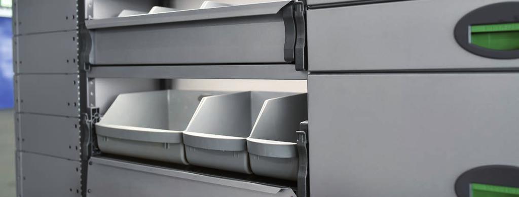 Plastbackar till hyllor 300 121 145 0,3