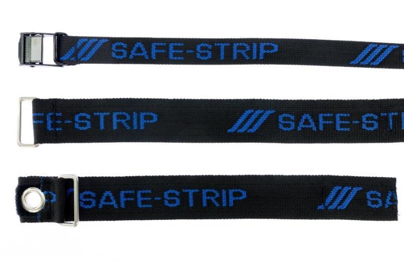 Safe-Strip med kardborre och en fästögla Safe-Strip med kardborre utan en fästögla Safe-Strip med ett