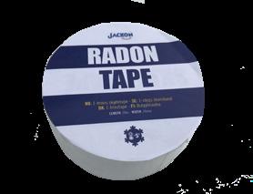2 4 25 RADON100 Radonbarrier strip, 12,5m 2 0,5 25 RARIMS125 Radon Fix Tape Typ Bredd mm Längd