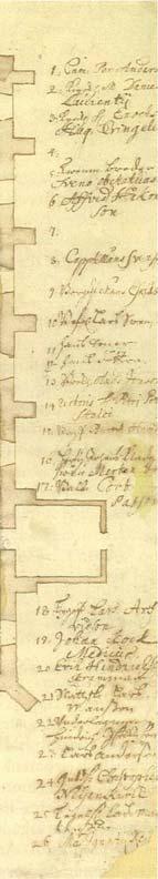 Dess äldsta utformning är oklar, men på 1570-talet byggdes den ut åt öster och fick ett rakslutet kor. Dessförinnan hade den enligt Fritz ett femsidigt kor.