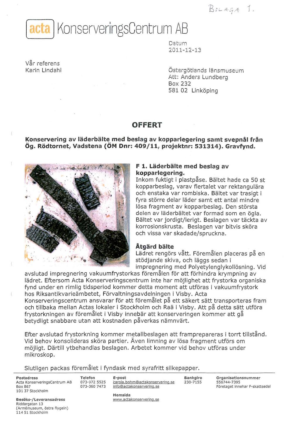 16 Appendix 1.