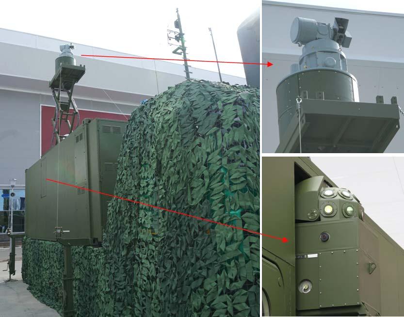 Försvar mot laserstyrda vapen MDM-2 (Ryssland) JSC Typhoon visade upp ett motmedelssystem som ska skydda objekt mot laserstyrda vapen.