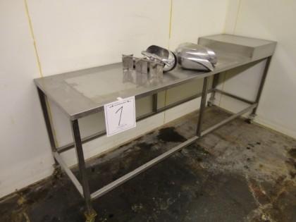 Rostfri diskbänk