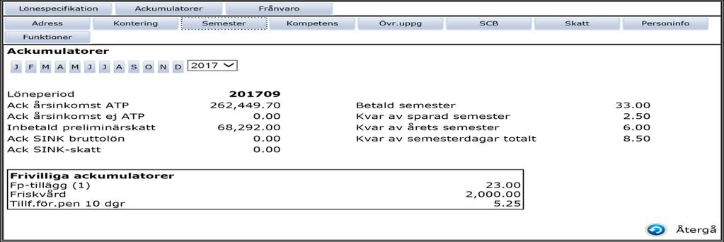 Frånvaro Fyll i vilken period du vill söka på och klicka på Hämta.