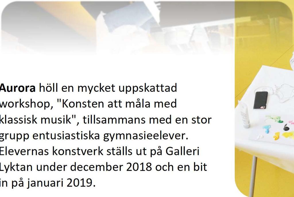 Aurora höll en mycket uppskattad