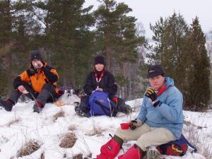 Hjälmarsfjorden 18/1 '04@Vänerskridsko Solstaskäret Långfärdsskridsko, Karlstad Hjälmarsfjorden 18/1 '04 Fika på Saxholmen Göran Holmberg Original