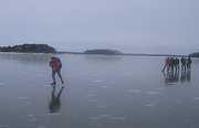 Turrapport 040103: Ölmeviken - Hjälmarsfjorden@Vänerskridsko Solstaskäret Karlstad Långfärdsskridsko Turrapport: Ölmeviken - Hjälmarsfjorden 3/1-04 Start från Kummelön ut på Ölmeviken.
