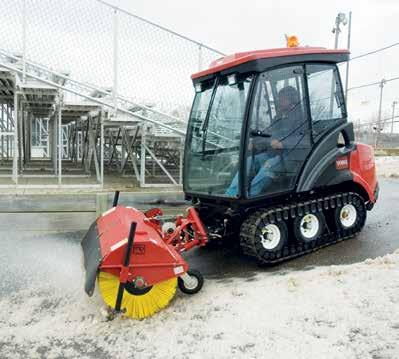 Det innovativa gummilarvdrivsystemet har utformats för både snö och is för att klara alla sorters vinterförhållanden.