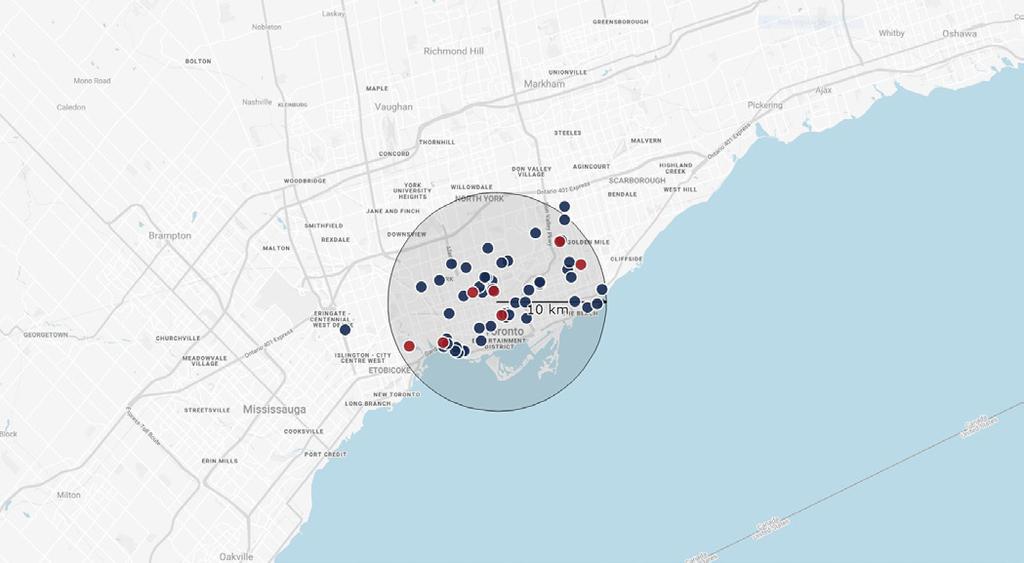 Toronto Montreal köpta fastigheter jämförbara fastigheter Toronto Montreal