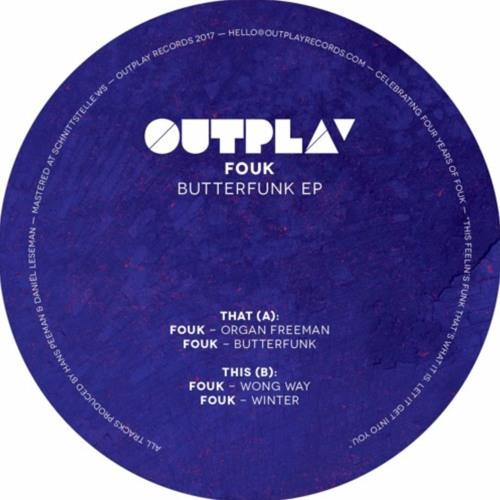 2.2 Fouk, Organ Freeman (2017) Utsläppt: 24.11.2017 Längd: 5:44 Tempo: 123 Skala: A moll Genre: Deep House, House, Funk Skivbolag: Output Records Figur 2e. Butterfunk EP omslag. Fouk, 2017.