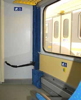 A Y1-A-1 Y1-B-1 B Barnvagn 60x60 mm, 2 st Rullstolsplats 60x60 mm, 2 st Placeras 185