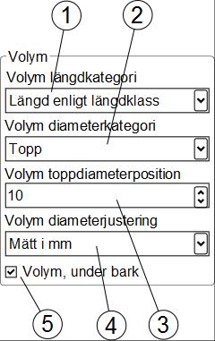 6 - Sortimentinställningar Använd ej vid värdeaptering Alltid Sortimentet tillåts för alla typer av stockar och alla typer av aptering. Aldrig Sortimentet får inte kapas.