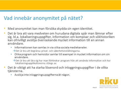 hur ingripa i situationen samt hur man kan söka