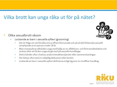 Diorna innehåller tilläggsinformation för