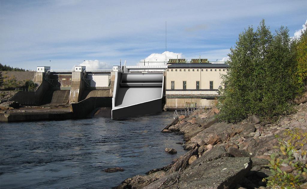 considerably higher. Figure 2.5: Rätan, buttress dam in Sweden (Vattenkraft.info, 2009). 2.1.
