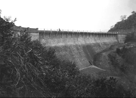 CHAPTER 4. FAILURE MODES OF CONCRETE DAMS Figure 4.12: Zerbino Dam prior to failure (Molare.net, 2010).