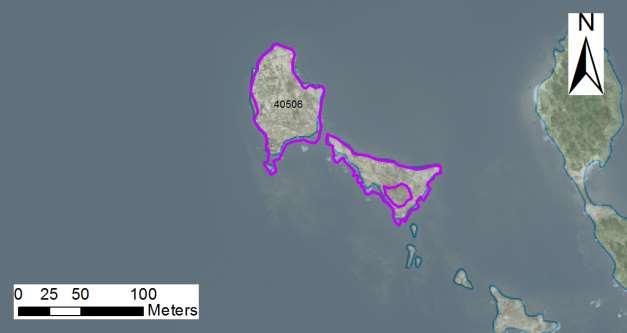 enskilda öar Arbetsinsats åtgång (1: <0,5 dv, 2: 0,5-1 dv, 3: >1 dv) Total areal 40506 Västra Tönnöskären SE0610006 7 1 0,54 Beskrivning: Området runt skären är ganska trafikerat då farleden passerar