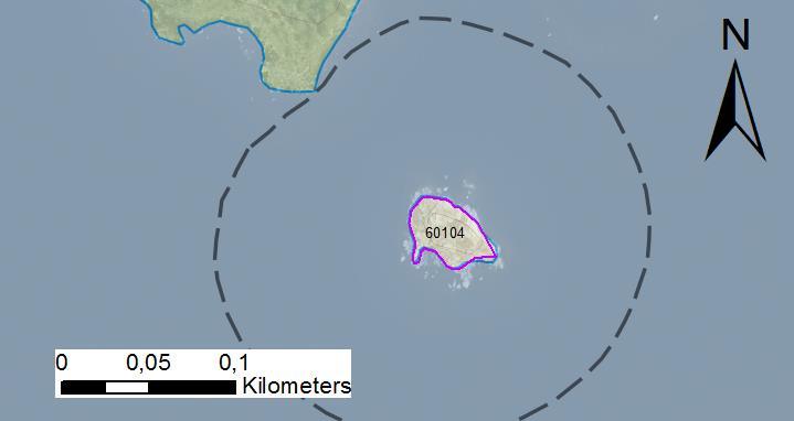Copyright Lantmäteriet Geodatasamverkan enskilda öar Arbetsinsats åtgång (1: <0,5 dv, 2: 0,5-1 dv, 3: >1 dv) Total areal 60104 Dyrö Mallskärs skär