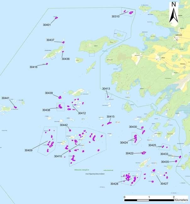 Bilaga 1a - till Restaureringsplan fö r fa gelska r Delområde 303-304 Översiktskarta i LIFE+