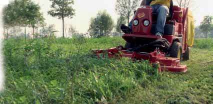 tallrikar med ledade knivar Mulching