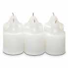 Doftfria Vita Votivljus, 12-pack 37 cm h, 13 cm b, kedja ingår.